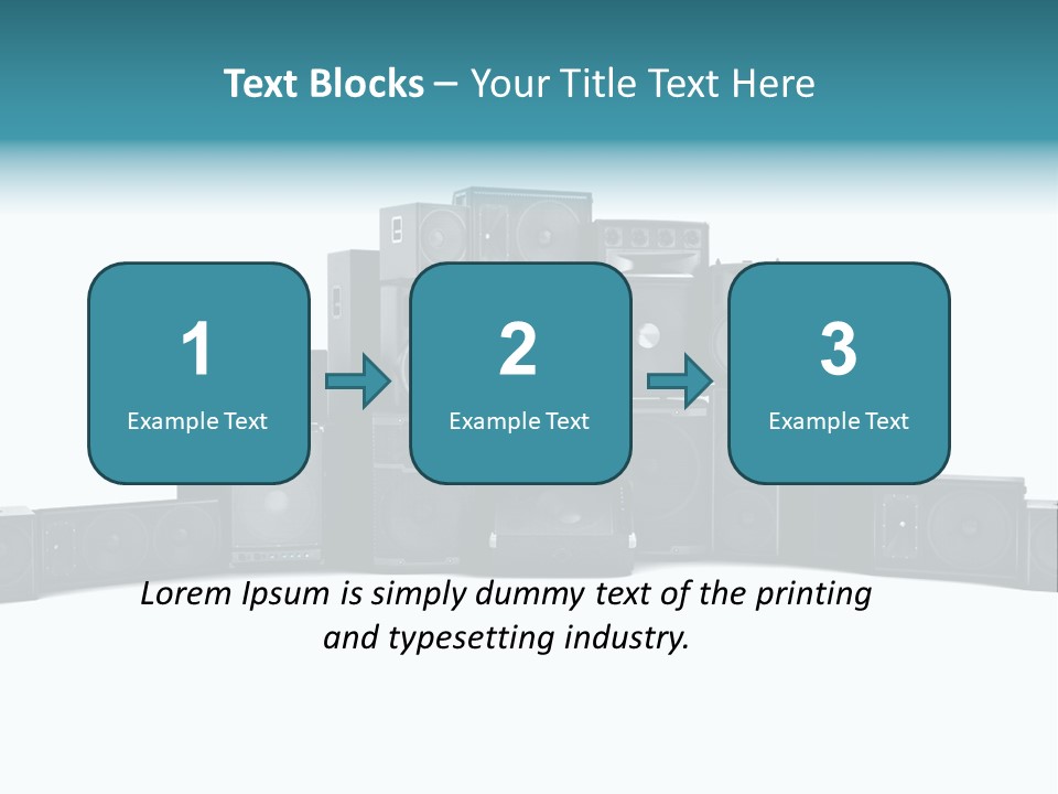 Mega White Background Box PowerPoint Template