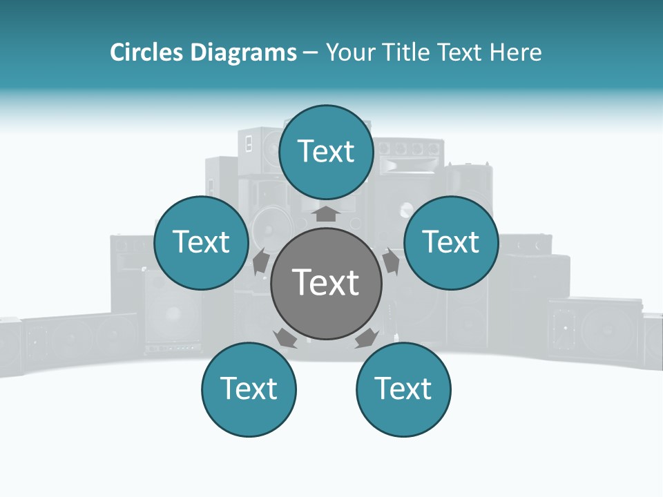 Mega White Background Box PowerPoint Template