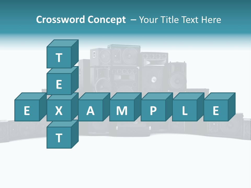 Mega White Background Box PowerPoint Template