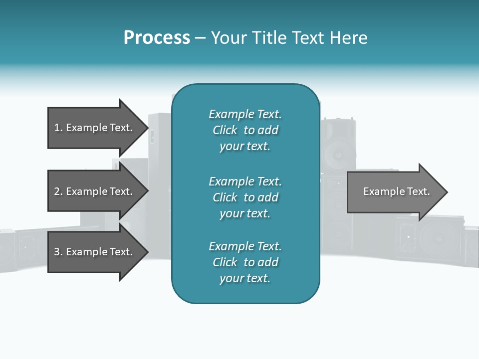 Mega White Background Box PowerPoint Template