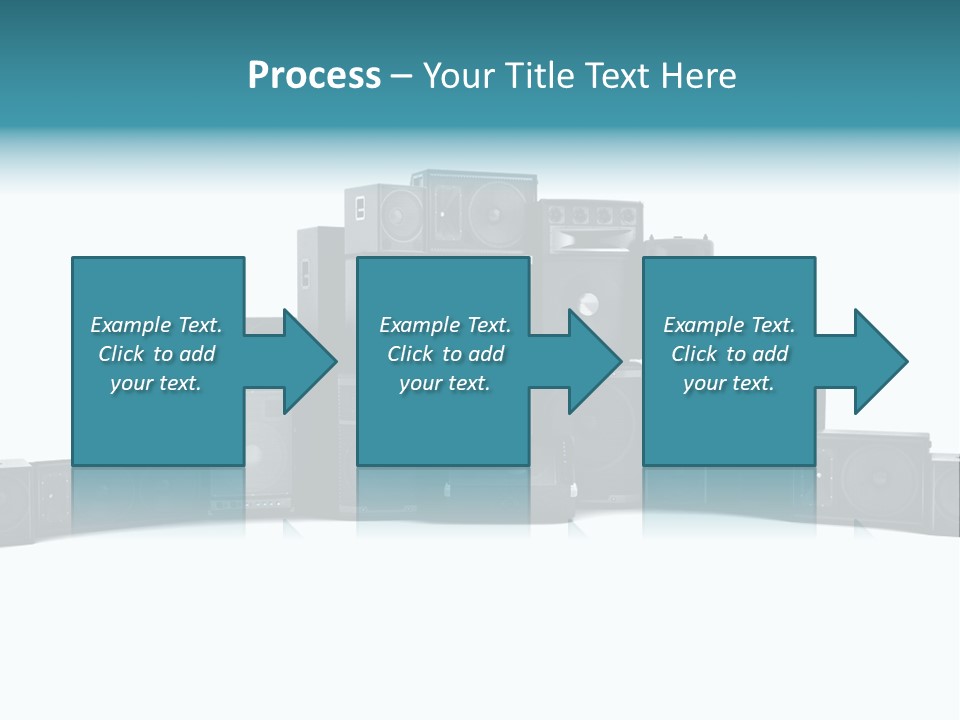 Mega White Background Box PowerPoint Template