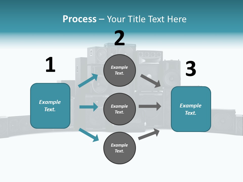 Mega White Background Box PowerPoint Template