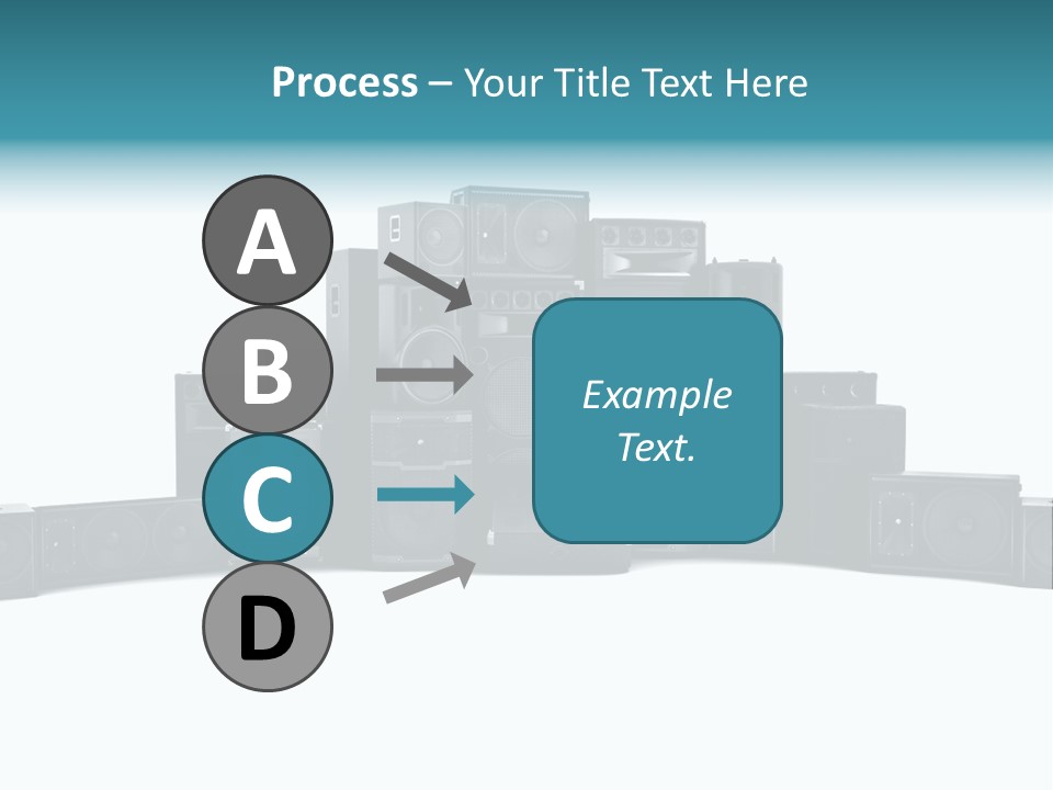 Mega White Background Box PowerPoint Template