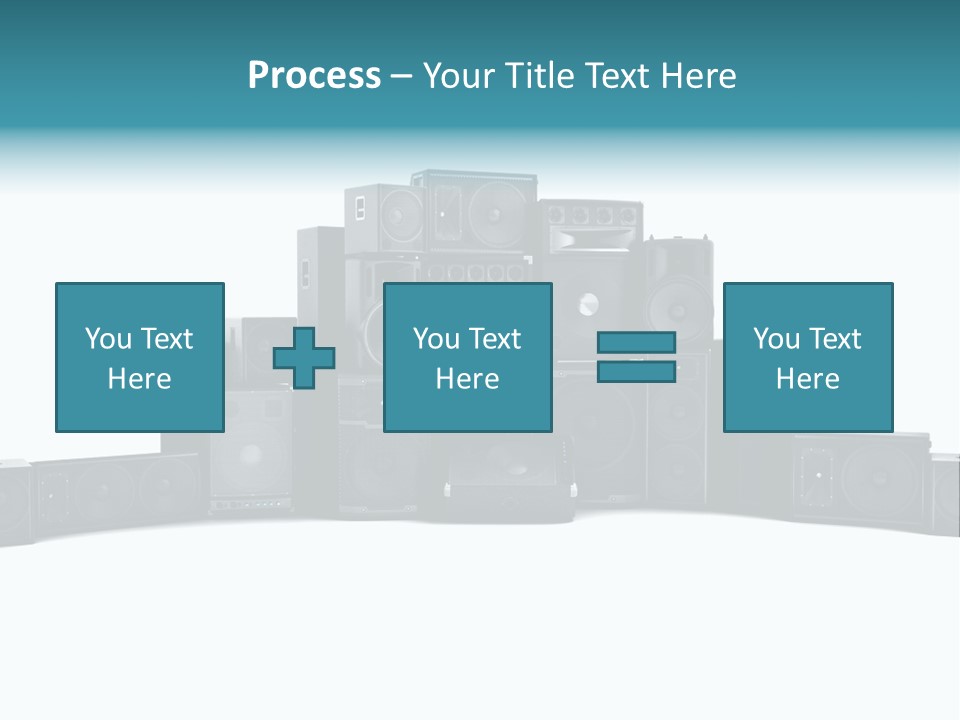 Mega White Background Box PowerPoint Template