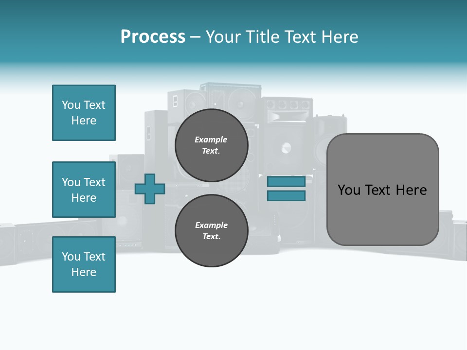 Mega White Background Box PowerPoint Template