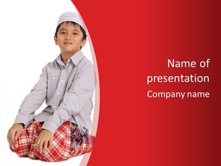 Middle All Poses PowerPoint Template