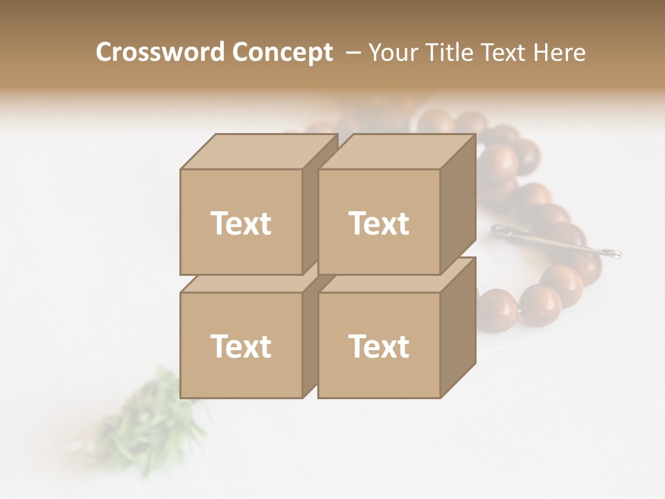 Brown Accessory Asia PowerPoint Template