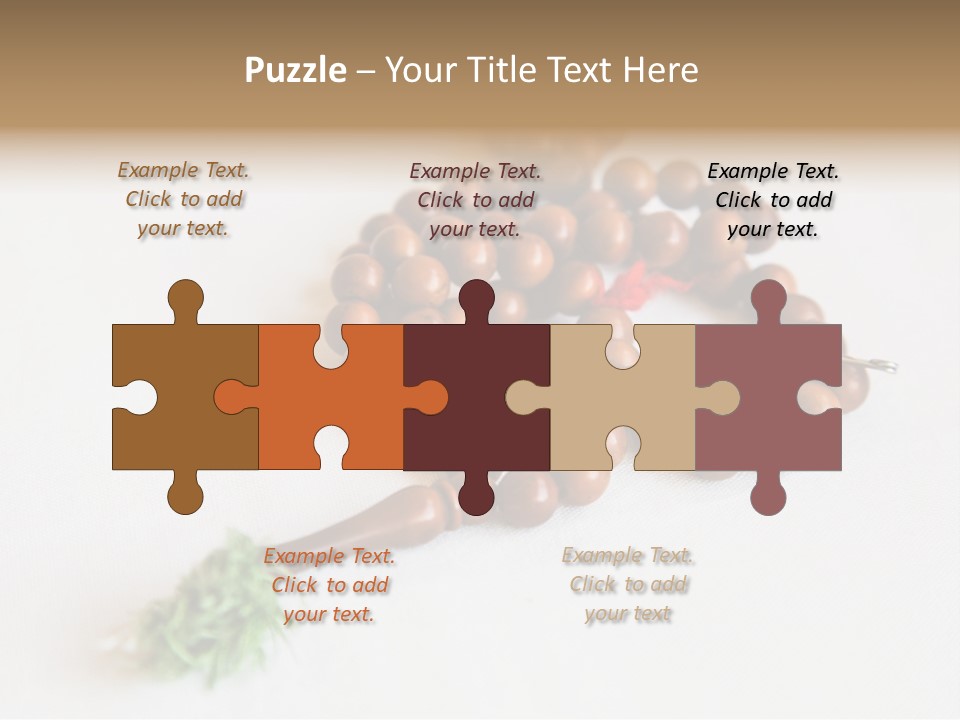 Brown Accessory Asia PowerPoint Template