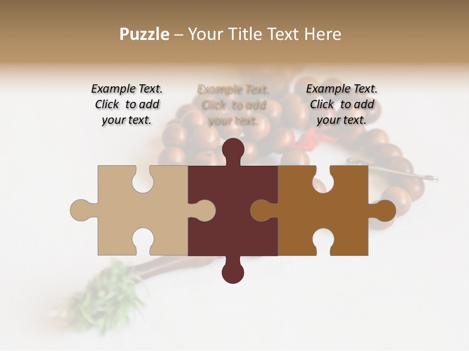 Brown Accessory Asia PowerPoint Template