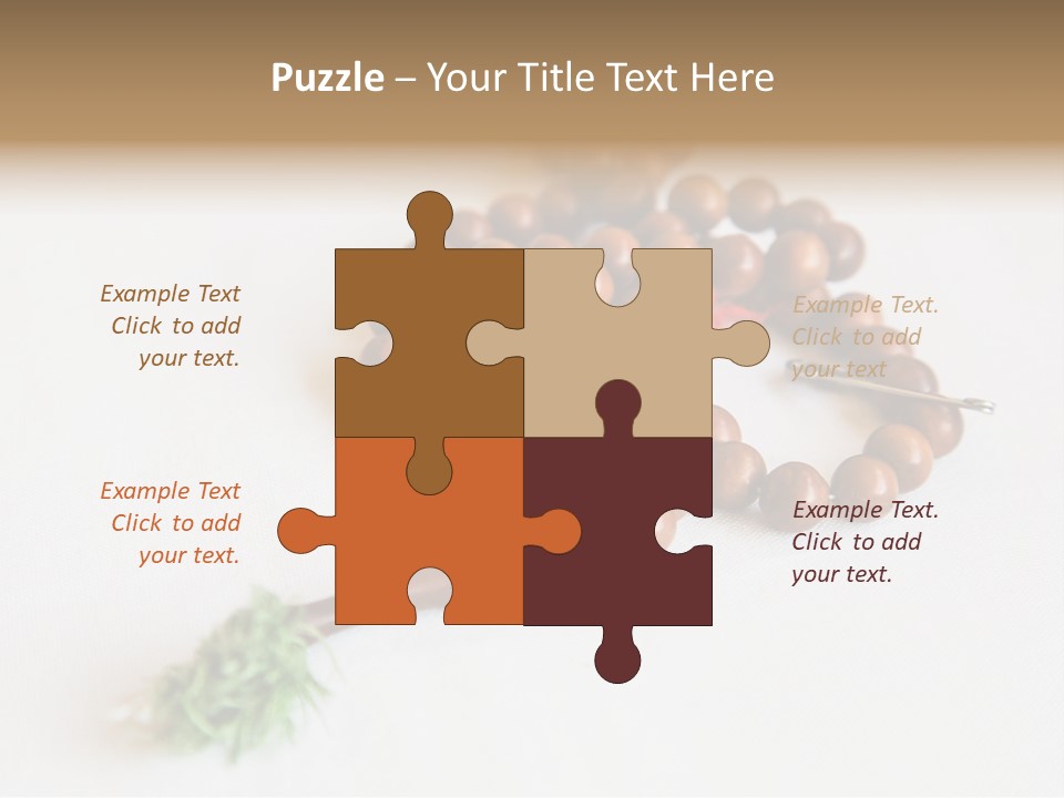 Brown Accessory Asia PowerPoint Template