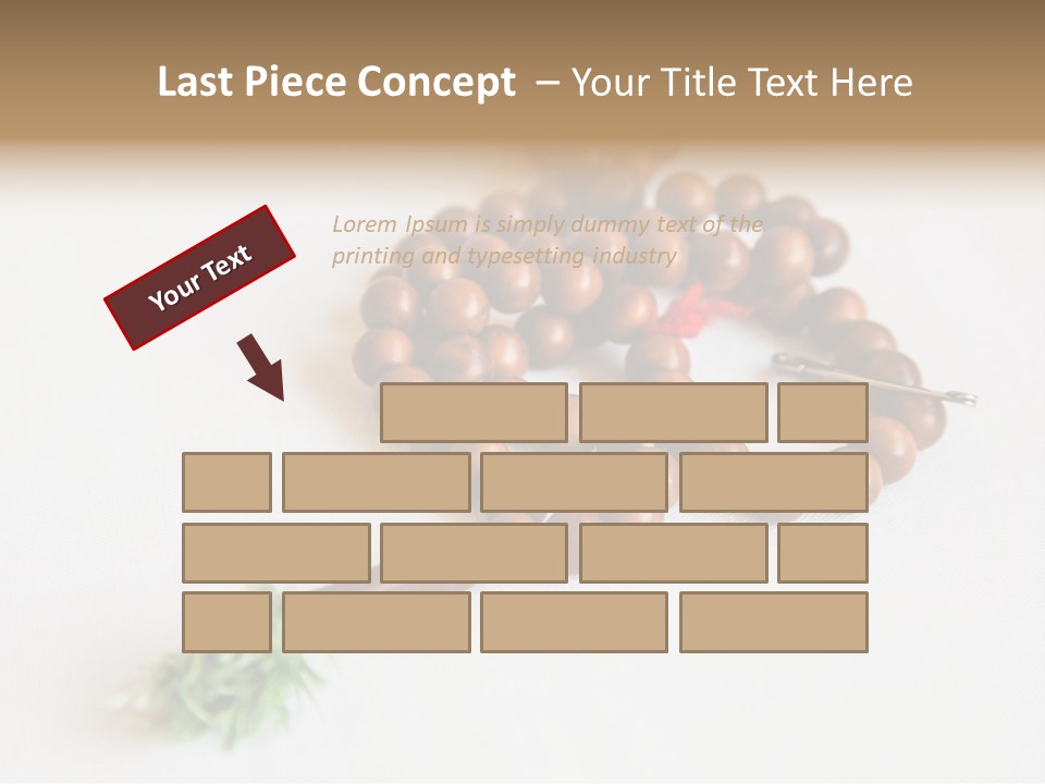 Brown Accessory Asia PowerPoint Template