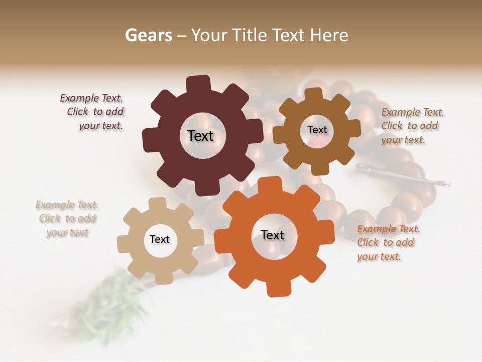 Brown Accessory Asia PowerPoint Template