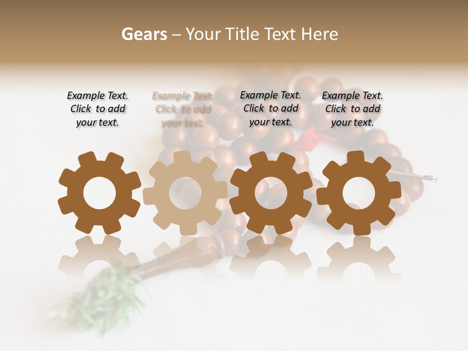 Brown Accessory Asia PowerPoint Template