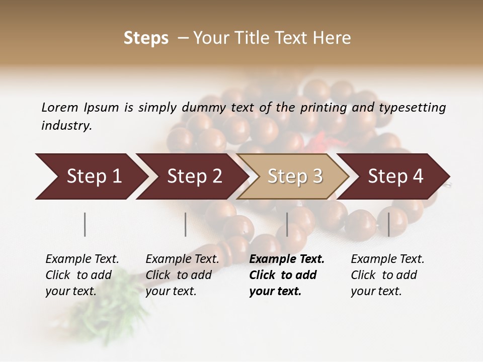 Brown Accessory Asia PowerPoint Template