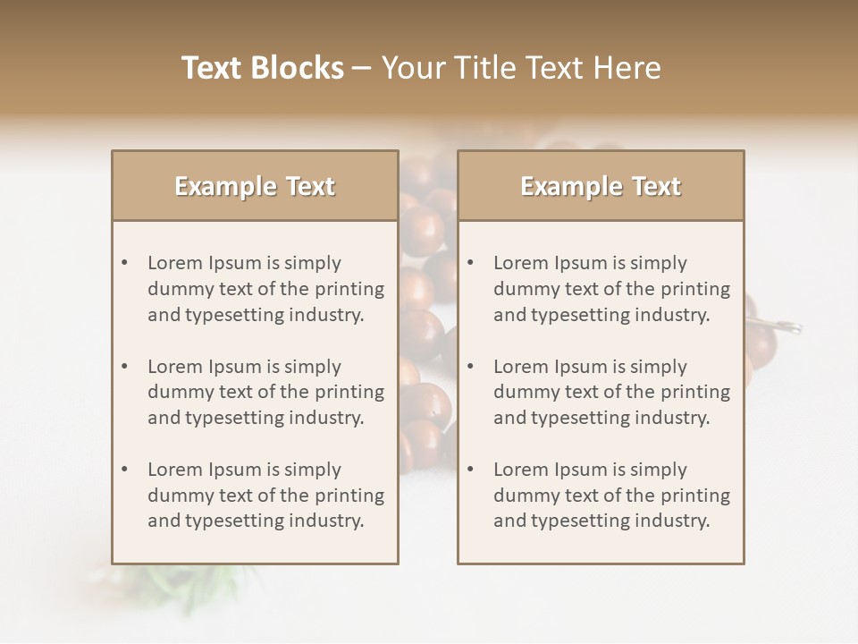 Brown Accessory Asia PowerPoint Template