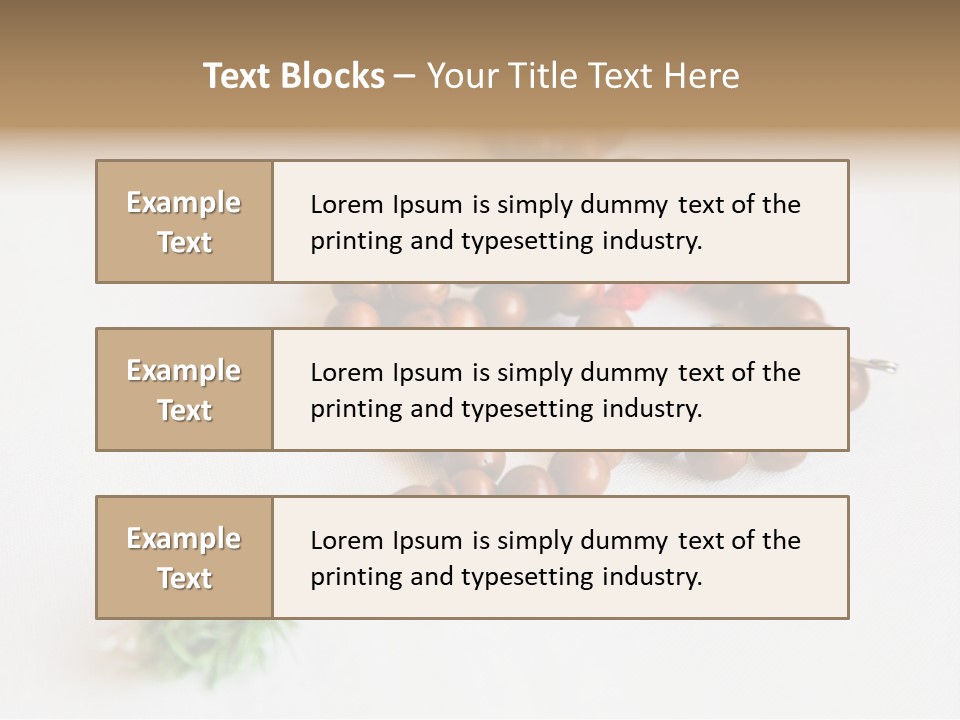 Brown Accessory Asia PowerPoint Template