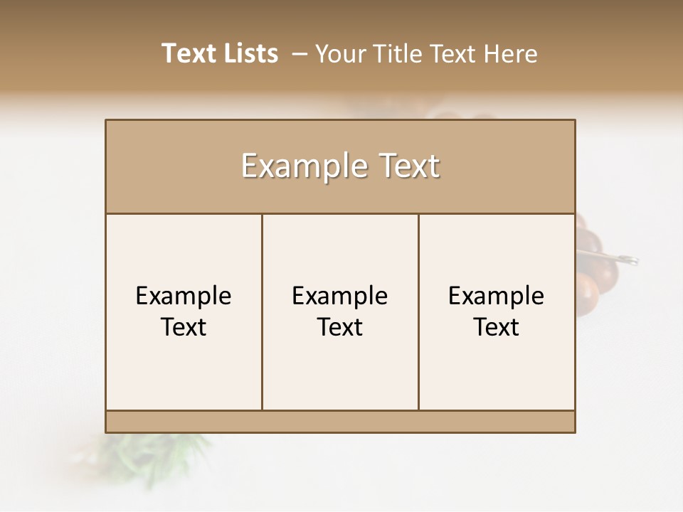Brown Accessory Asia PowerPoint Template