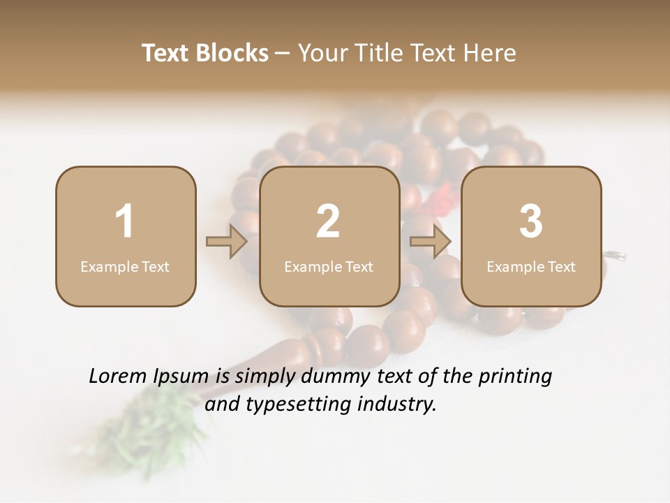 Brown Accessory Asia PowerPoint Template