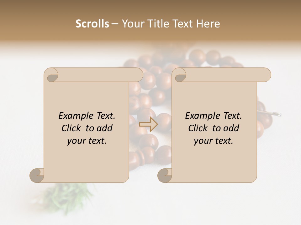 Brown Accessory Asia PowerPoint Template