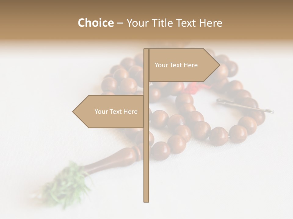 Brown Accessory Asia PowerPoint Template