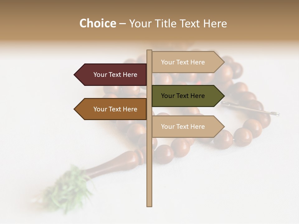 Brown Accessory Asia PowerPoint Template