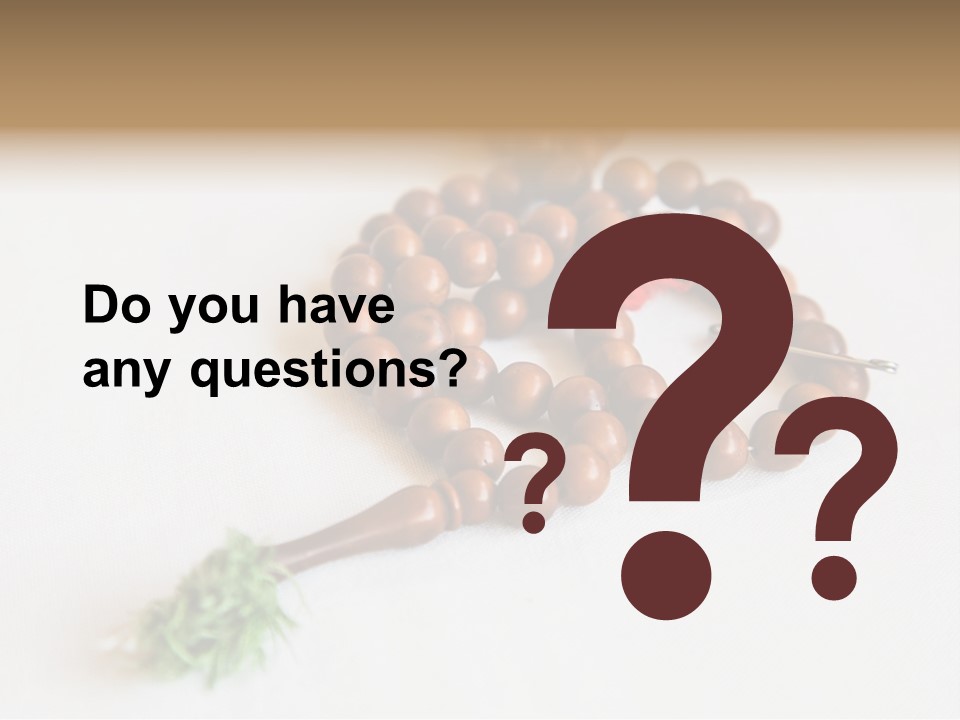 Brown Accessory Asia PowerPoint Template