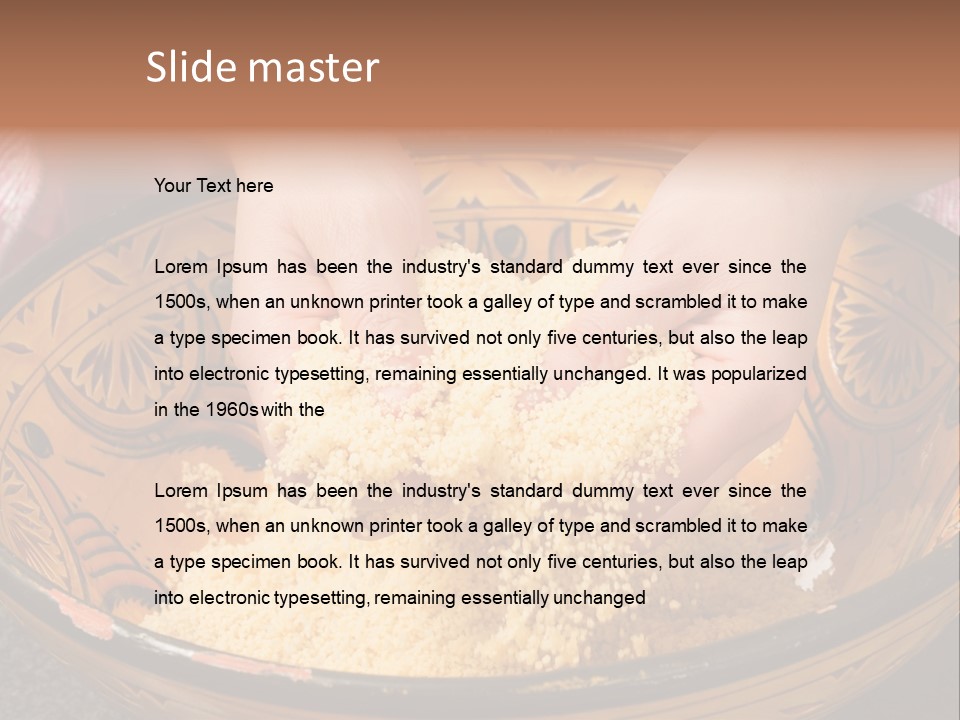 Ingredients Mixing Ramadan PowerPoint Template