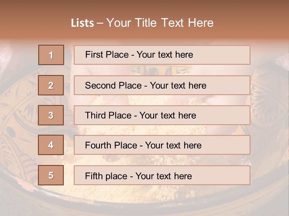 Ingredients Mixing Ramadan PowerPoint Template