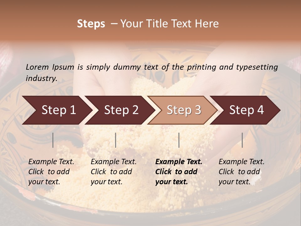 Ingredients Mixing Ramadan PowerPoint Template