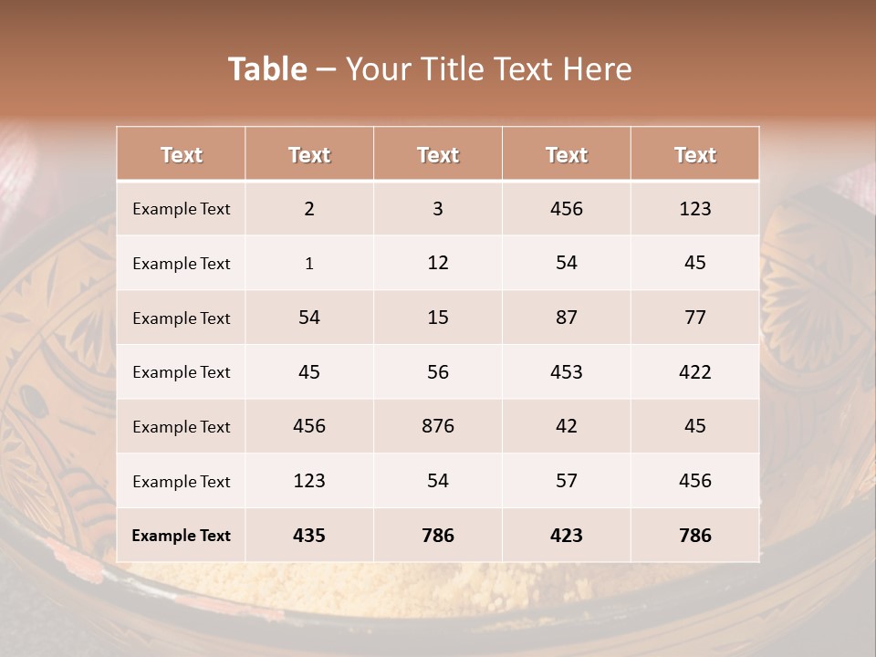 Ingredients Mixing Ramadan PowerPoint Template