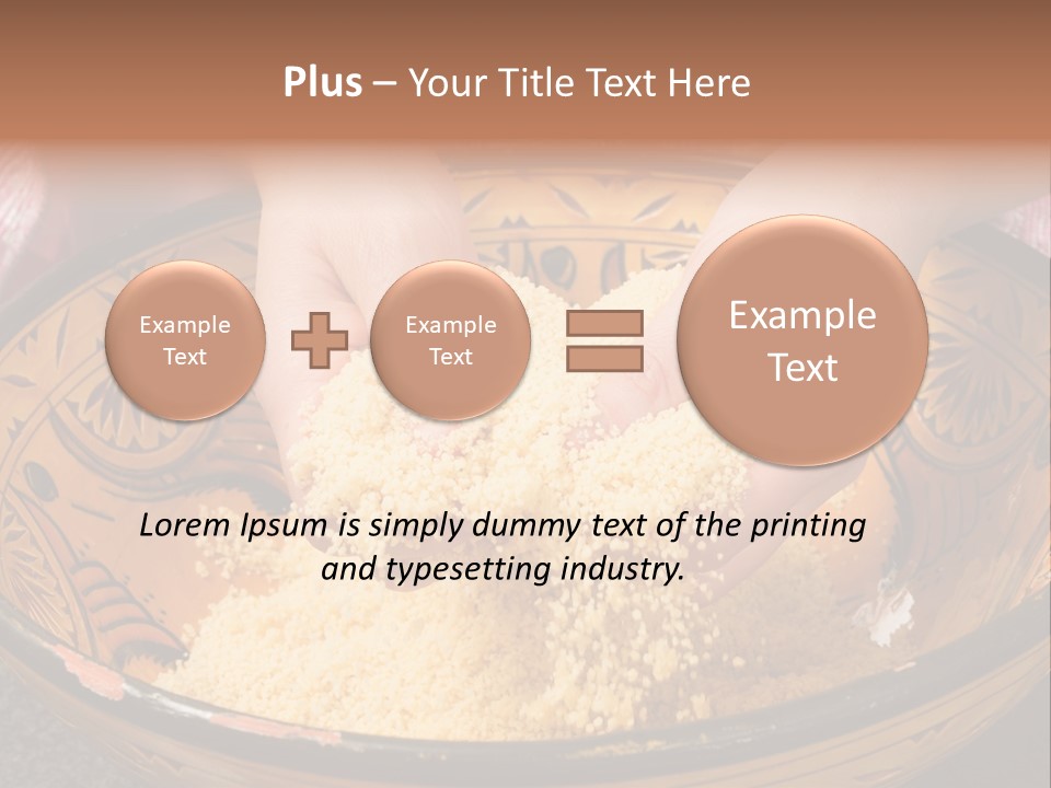 Ingredients Mixing Ramadan PowerPoint Template