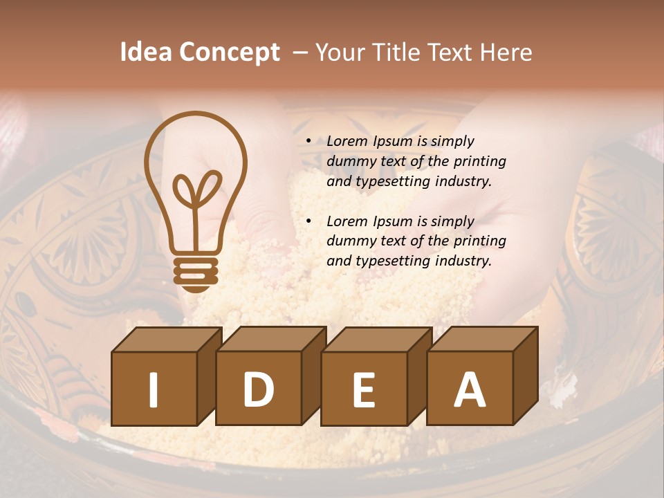 Ingredients Mixing Ramadan PowerPoint Template