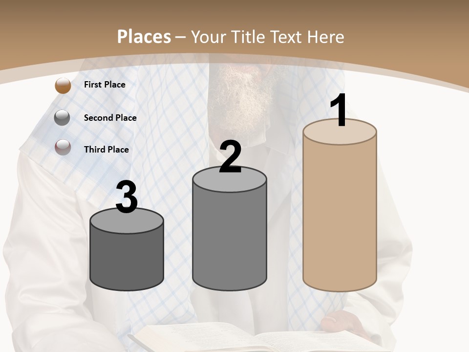 White Human Eastern PowerPoint Template