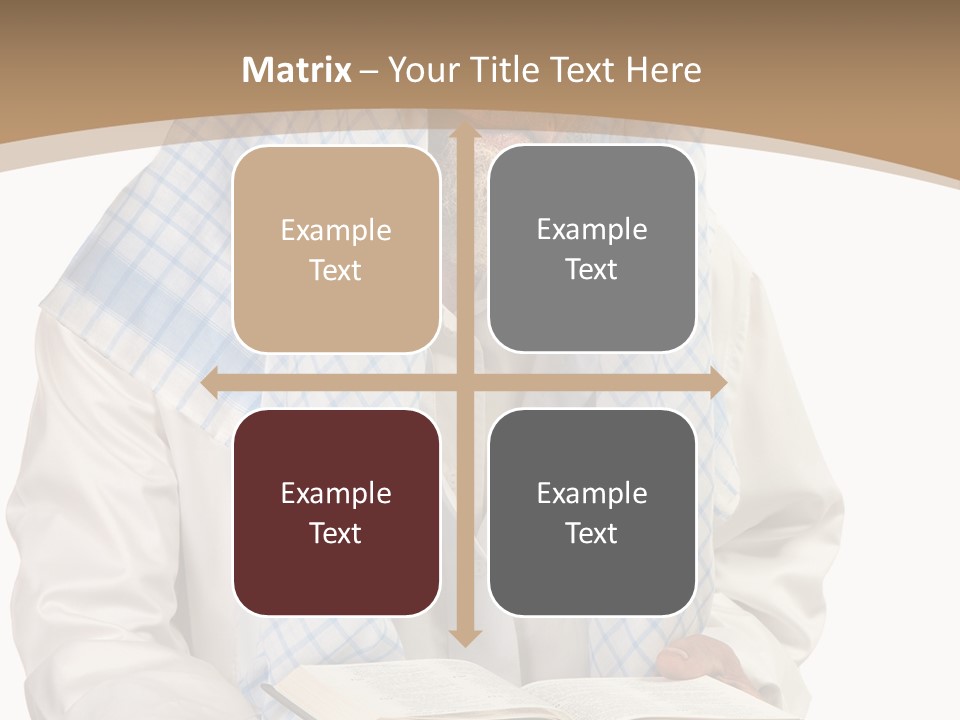 White Human Eastern PowerPoint Template