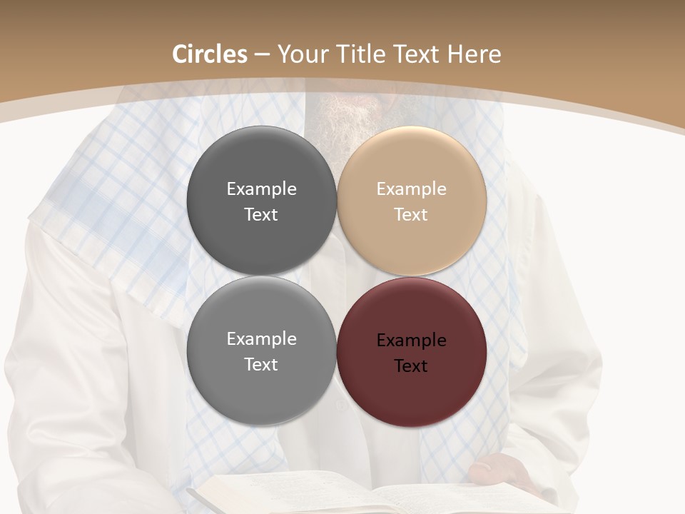 White Human Eastern PowerPoint Template