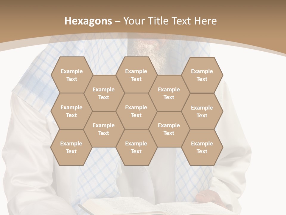 White Human Eastern PowerPoint Template