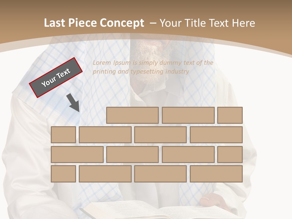 White Human Eastern PowerPoint Template