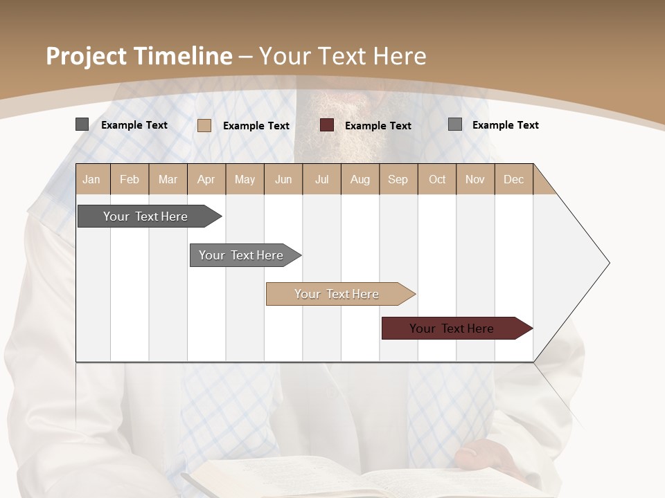 White Human Eastern PowerPoint Template
