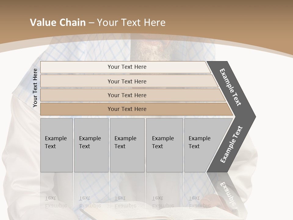 White Human Eastern PowerPoint Template