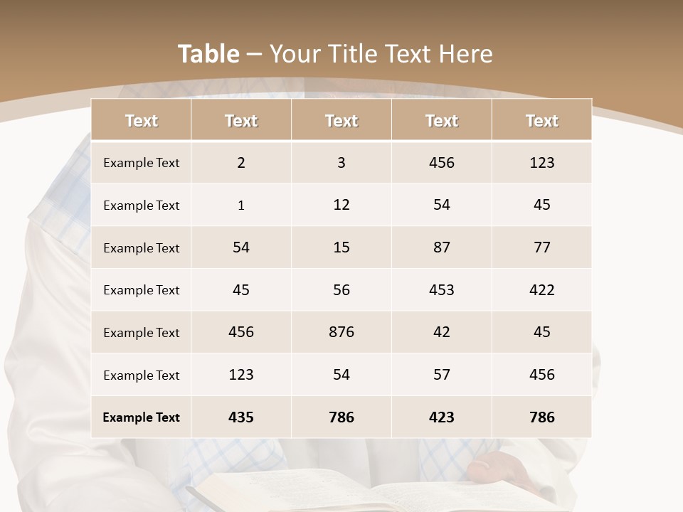 White Human Eastern PowerPoint Template