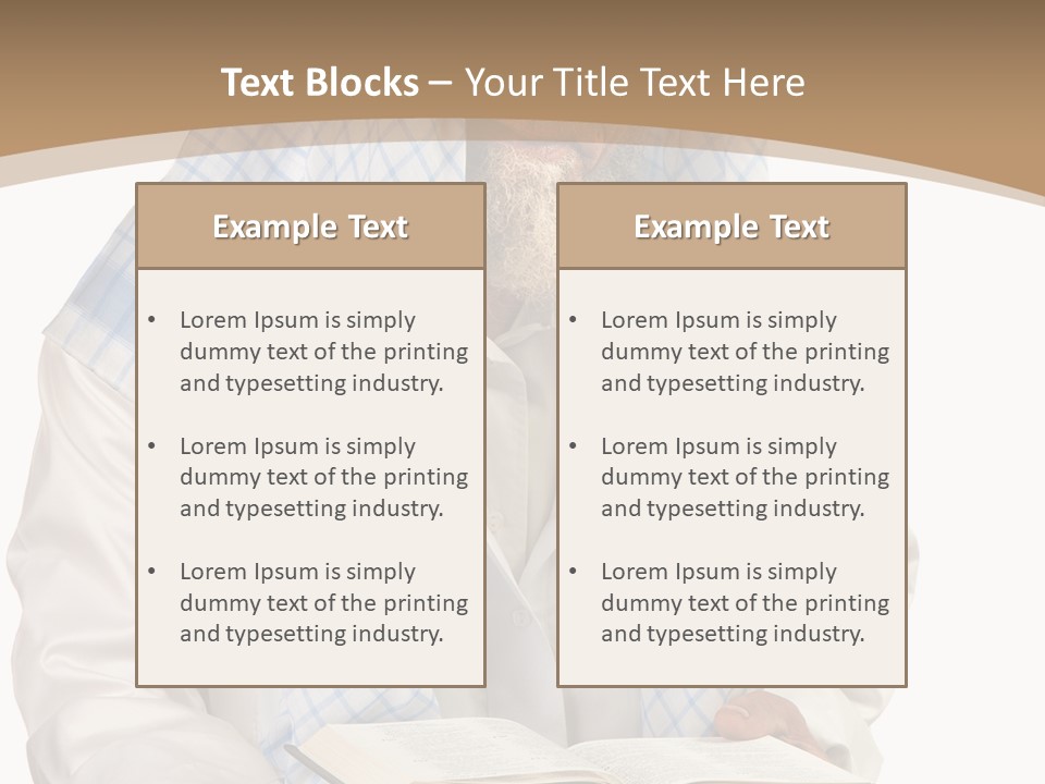 White Human Eastern PowerPoint Template