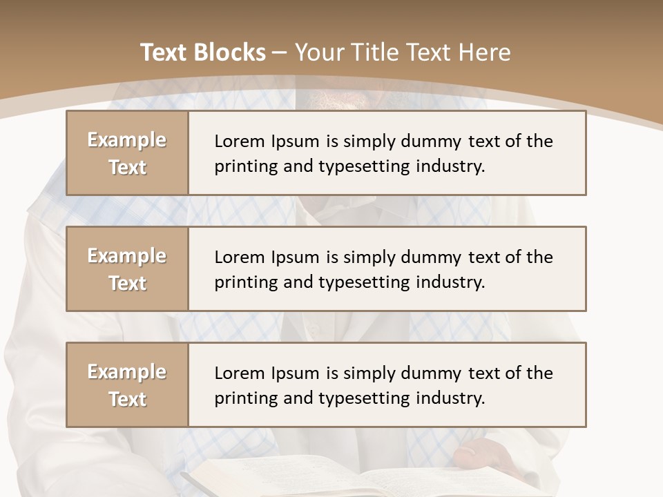 White Human Eastern PowerPoint Template