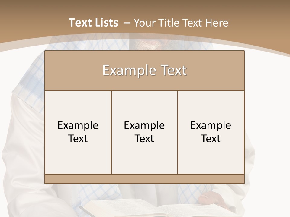 White Human Eastern PowerPoint Template