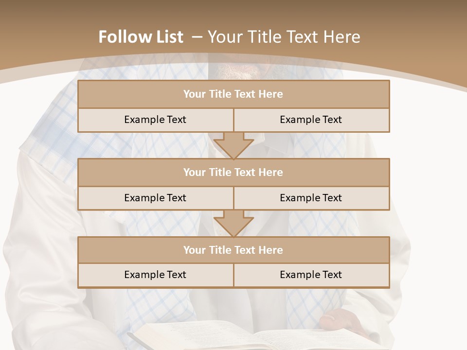 White Human Eastern PowerPoint Template