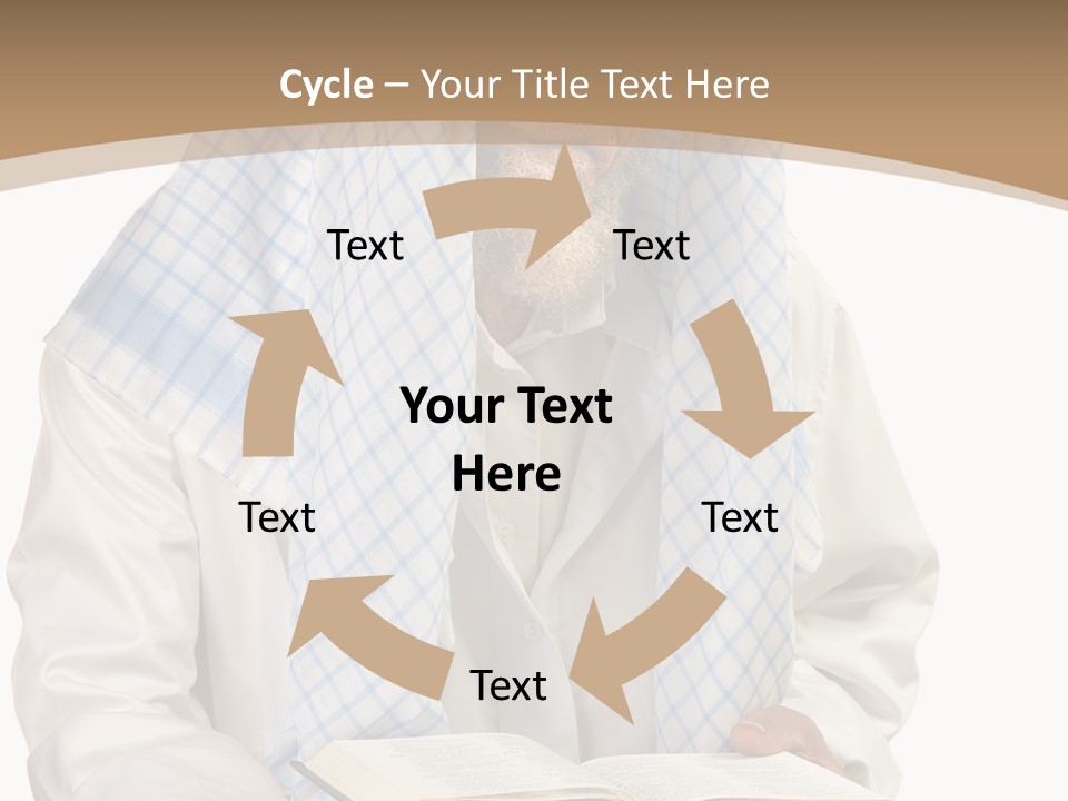 White Human Eastern PowerPoint Template