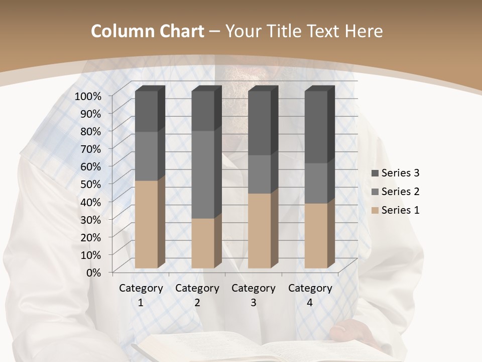 White Human Eastern PowerPoint Template