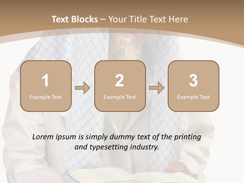 White Human Eastern PowerPoint Template
