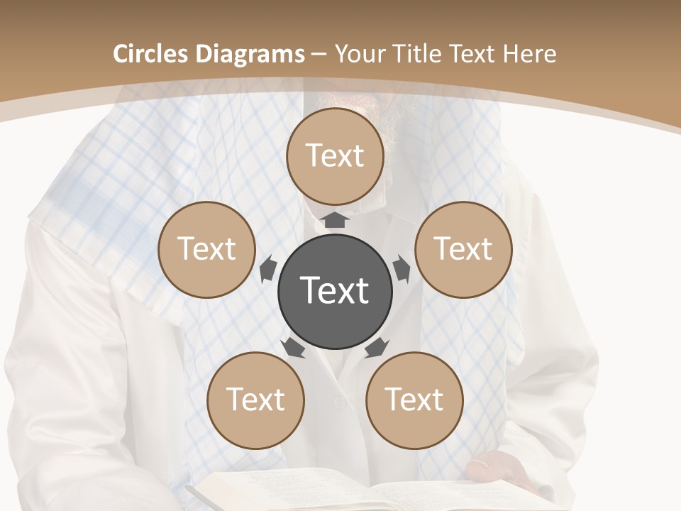 White Human Eastern PowerPoint Template