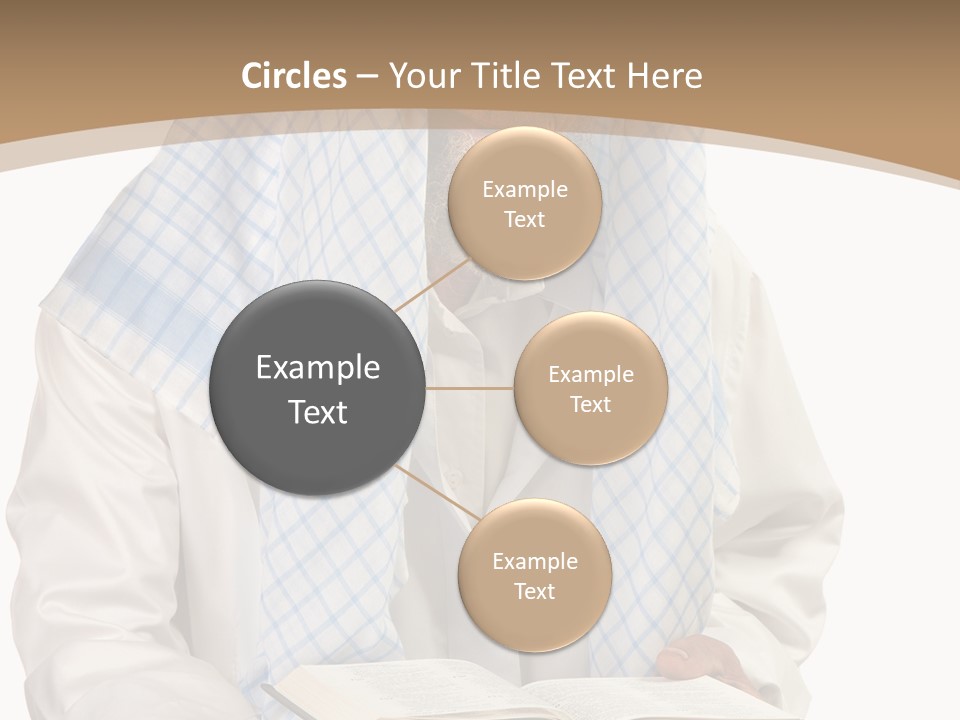 White Human Eastern PowerPoint Template