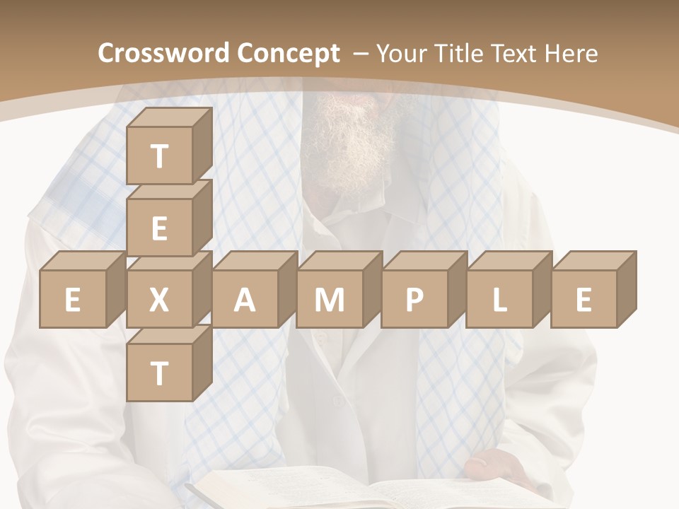 White Human Eastern PowerPoint Template